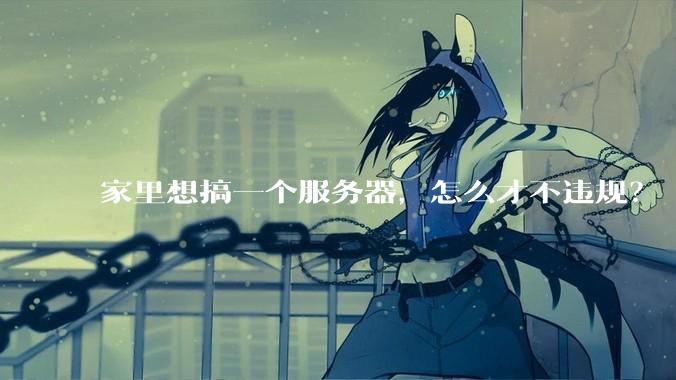 家里想搞一个服务器，怎么才不违规？